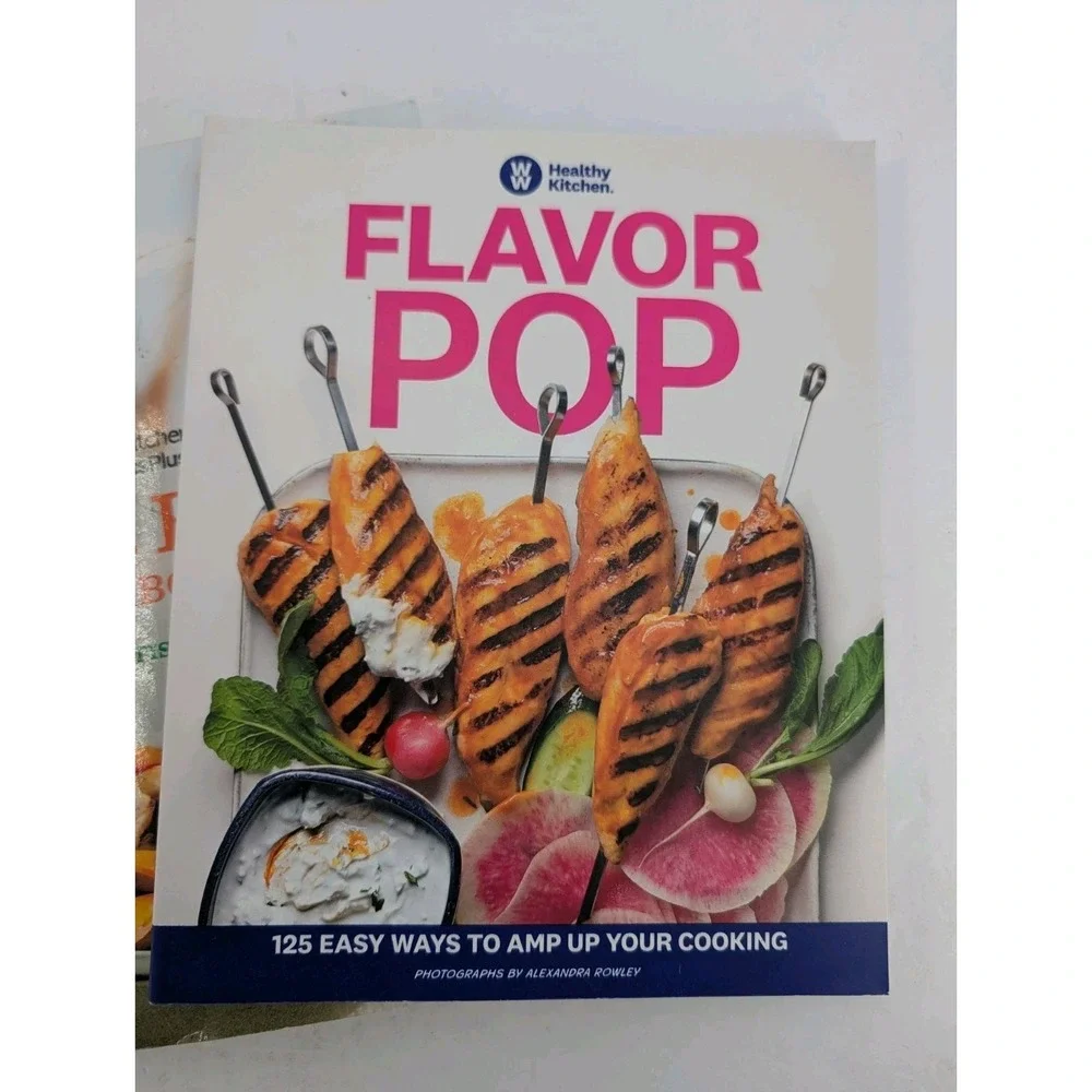 Lot‎ Of 3 WW Cookbooks Flavor Pop Power Foods Year-Round Fresh